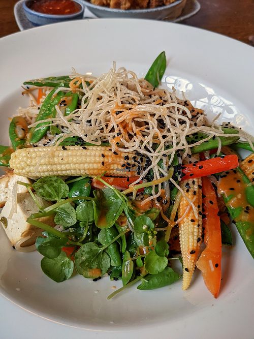 Tofu Pad Thai (v spicy) at Little Manor in Warrington