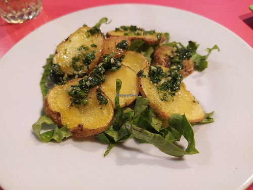 Papitas al chimichurri. at Loving Hut Lince in Lima