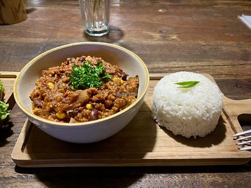 Chilli sin carne  at The Sage Bali in Pemuteran