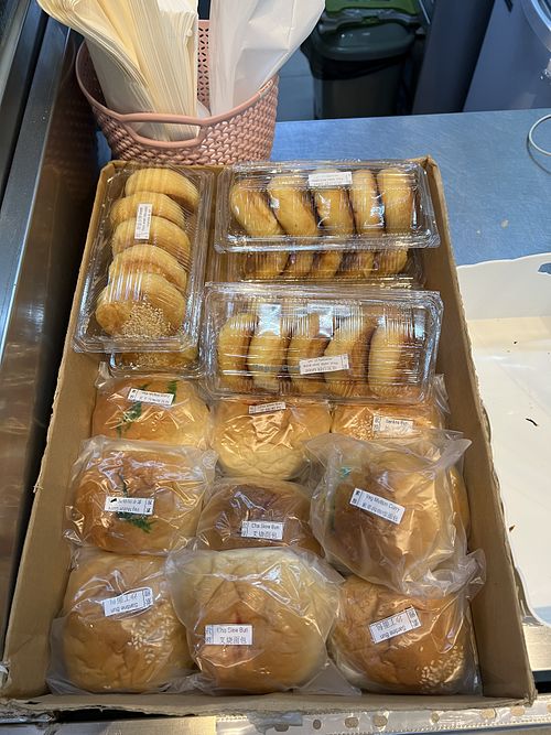 Assorted Chinese pastries  at Longhua Vegetarian - 龙华 in Central Singapore
