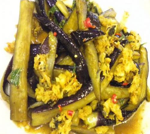 eggplant dish at The Origin in Kuala Lumpur