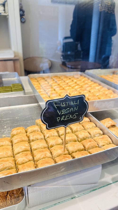   at Babazade Baklava in Istanbul