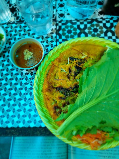 Bánh Xeo at Chickpea Eatery Thuan Chay in Hoi An