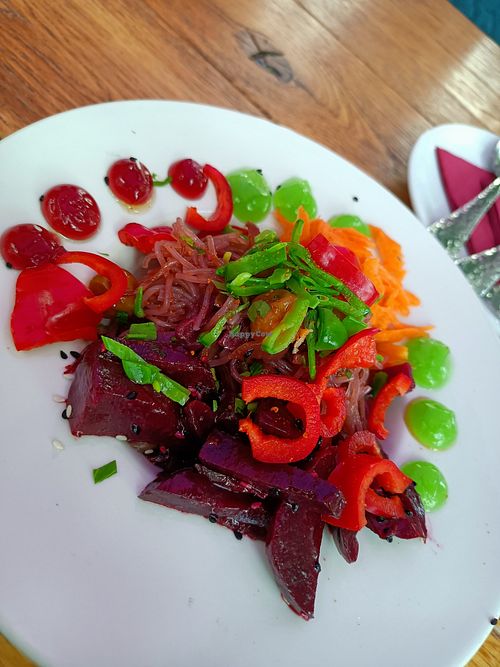 Glass noodle salad at Zuii's Restaurant in Rostock