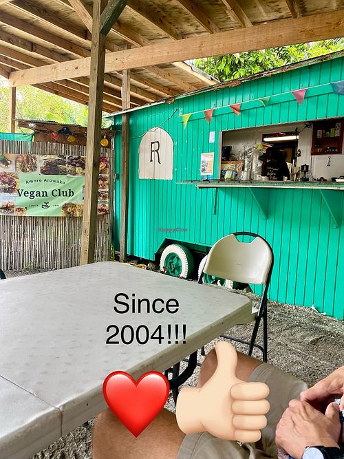   at Amore Arowako Vegan Club in St John