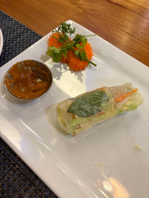 Sad little summer rolls with no tofu at Blue Orchid - Riverside in Jacksonville