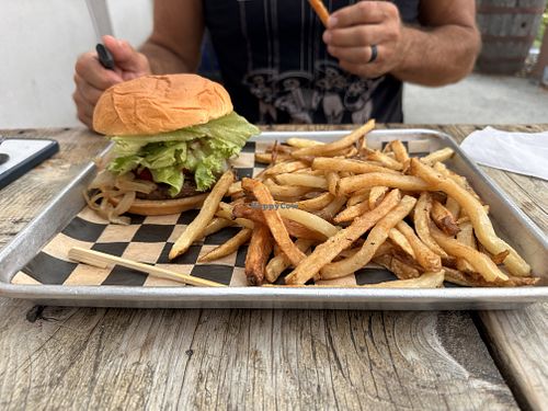 Impossible burger   at Chatham Brewing in Chatham
