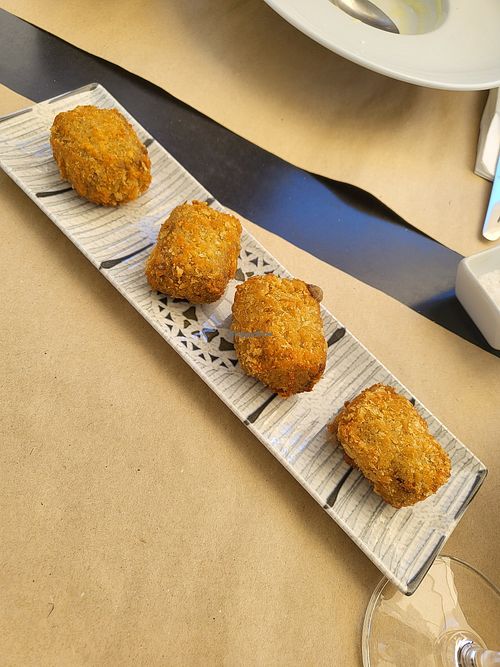 Croquetas de setas at Bordadores Shake & Cook in Salamanca