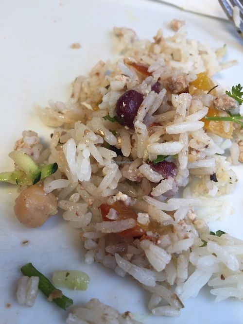 Salad at Vegan Folie's in Paris