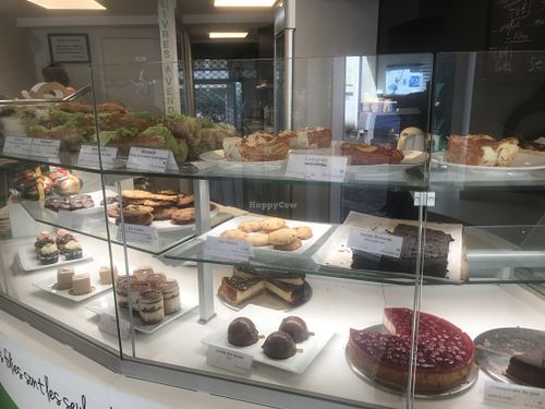 Counter at Vegan Folie's in Paris