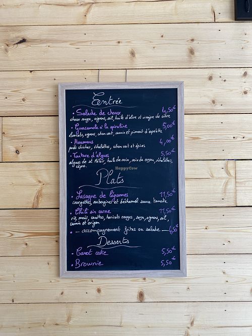 Menu  at La Carlingue in Saint-malo
