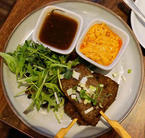 Plantish Mushroom skewers at Plants of Roselyn in South East London