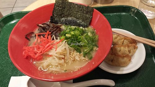 Ramen Set Menu at T's Tantan - Tokyo JR Station in Tokyo