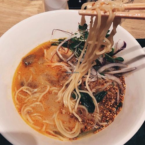 golden sesame ramen! my favourite!  at T's Tantan - Tokyo JR Station in Tokyo