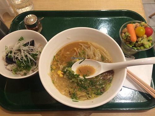 t miso ramen set  at T's Tantan - Tokyo JR Station in Tokyo