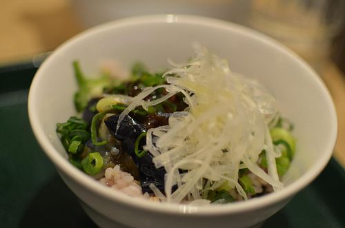 Jyajya bowl (eggplant side-dish) at T's Tantan - Tokyo JR Station in Tokyo