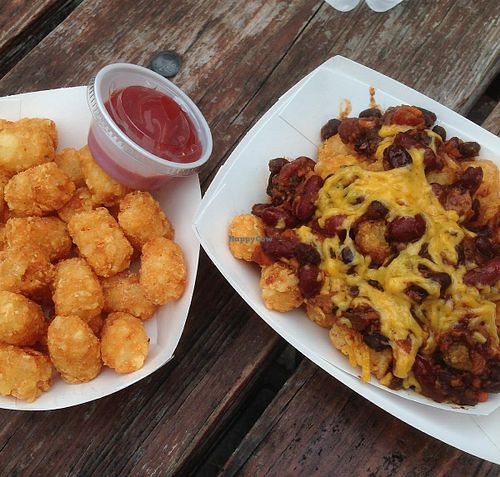 Fries and tater tots at Arlo's Food Truck - Cheerup Charlie's in Austin