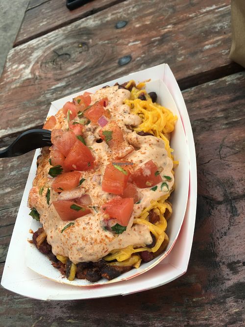 fritos pie at Arlo's Food Truck - Cheerup Charlie's in Austin