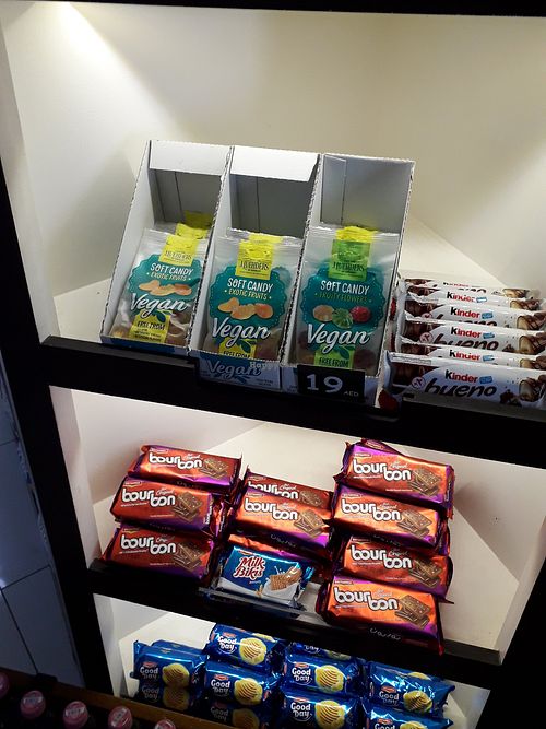 Vegan gummies at AUH - Naan Indian Kitchen - T3 in Abu Dhabi