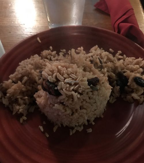 Rice and peas   at Spice Island Grill in Colorado Springs