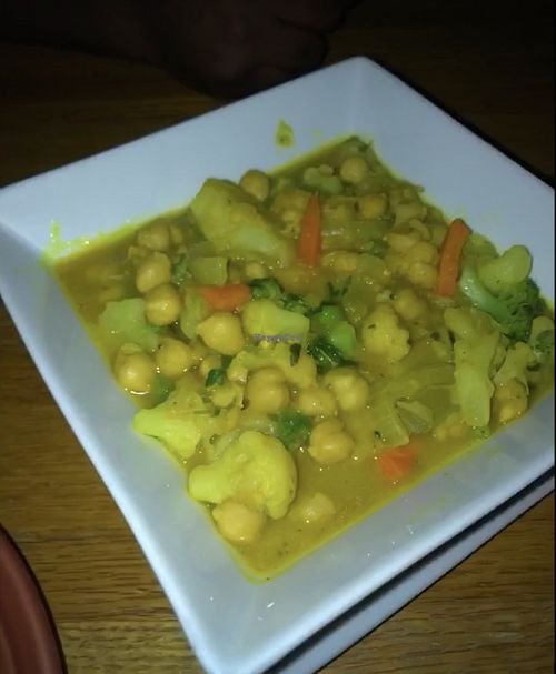 Curry veggies and chickpeas   at Spice Island Grill in Colorado Springs