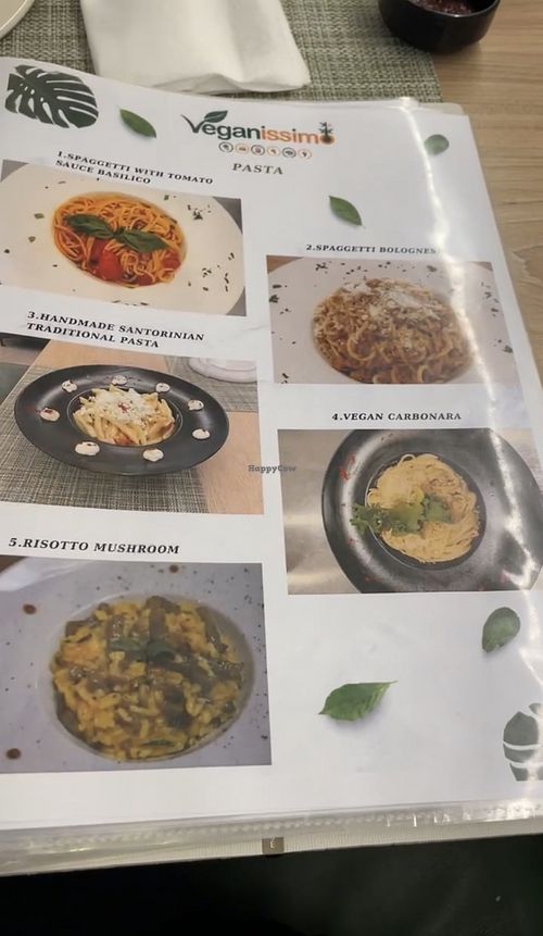   at Veganissimo in Santorini