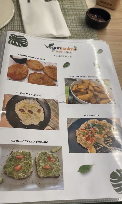   at Veganissimo in Santorini