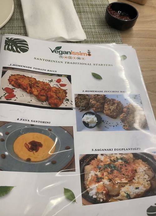   at Veganissimo in Santorini