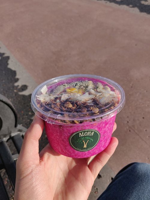 Fruit bowl takeaway at Aloha in Douglas