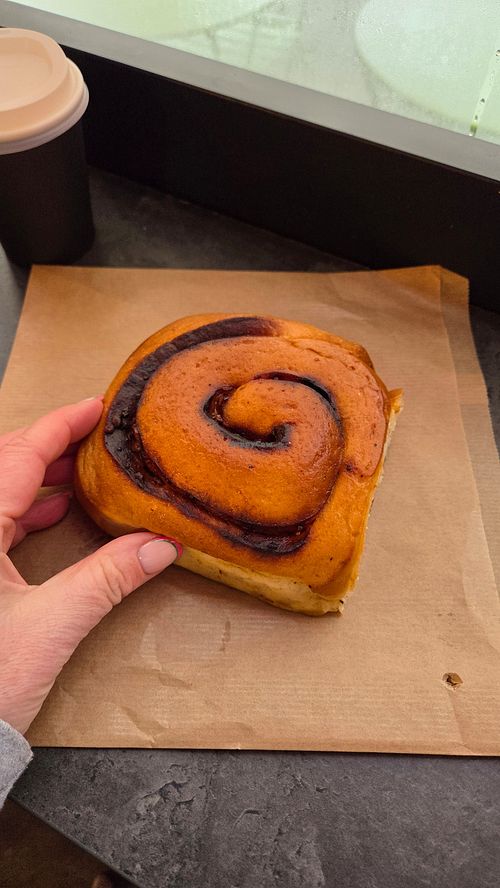 Guinness, cheeze and marmite swirl at Lovely Rita's Bakehouse in Sheffield