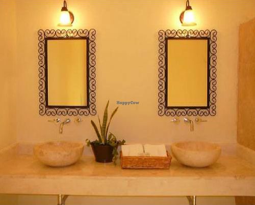 double sinks in all suites in hotel boutique merida santiago at Merida Santiago Hotel Boutique in Merida