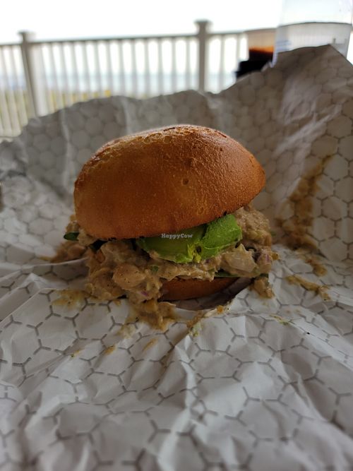Buffalo chickpea sandwich with avocado at Cafe Reho in Rehoboth Beach
