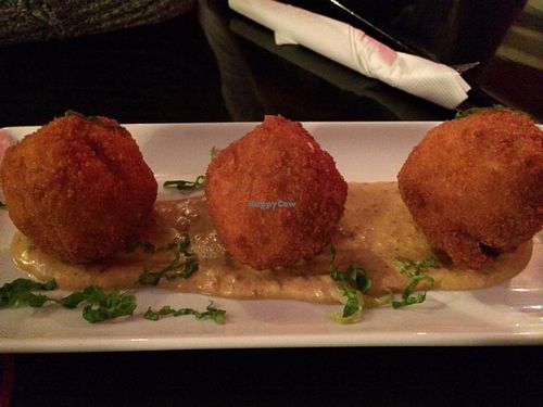 Mac and cheese balls at BAD Burger in Brooklyn