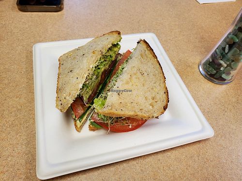 Veggie Avocado Sandwich at Vickie's Veggie Table in Biddeford