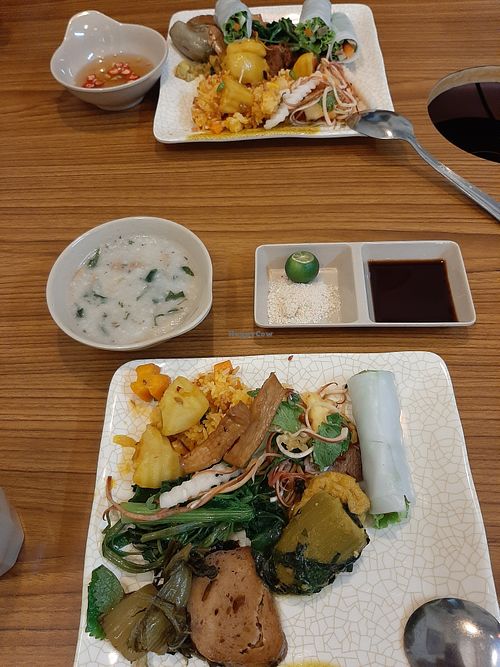 Side dishes buffet 2 at Liên Hương Vegan in Hanoi