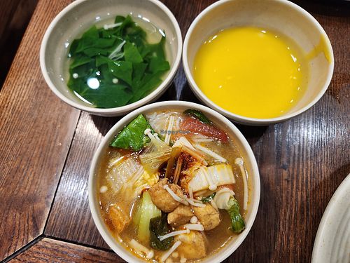 Thai styled noodles and pumpkin soup etc were greatt at Haan Vegan - Buffet Chay in Hanoi