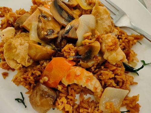 Special mushroom at Wawin Vegan Chinese in Sheffield