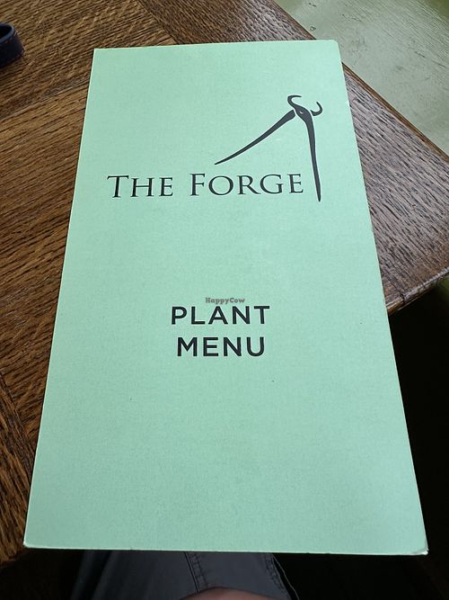 Menu  at The Forge in Douglas