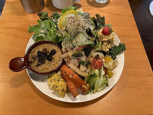 Meal of the day at WAHA in Tokyo