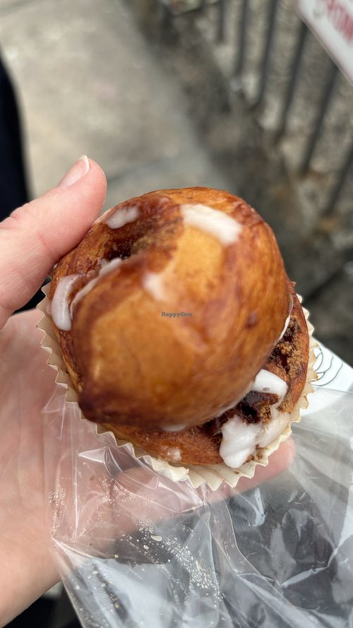 Walnut cinnamon bun  at MERCY Vegan Factory in Osaka