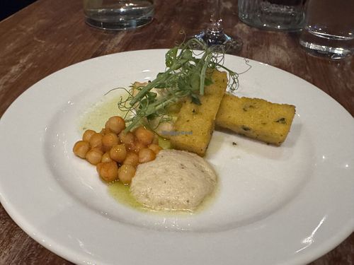 Lemon braised celeriac   at David Bann Restaurant in Edinburgh