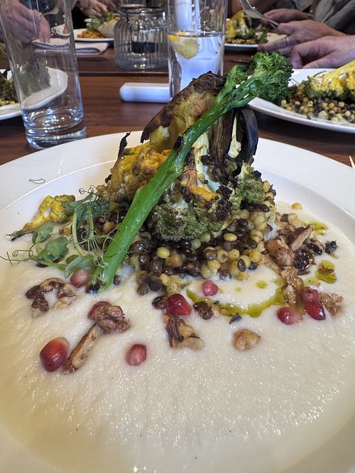 Charred Brassica  at David Bann Restaurant in Edinburgh