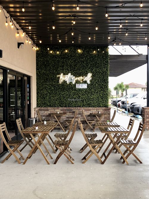 Great signage   at Kailani Poke Bowl in Brownsville