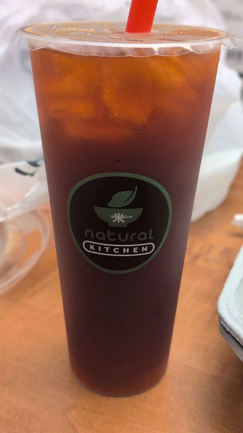 Thai iced tea at Natural Kitchen in Milford
