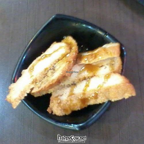 Mock chicken at Zen and Zen Vegetarian in Taipei