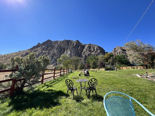 Awesome views  at Coachwhip Cafe  in Coleville