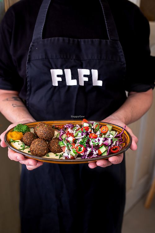 Falafel salad served at FLFL - Arnhem in Arnhem