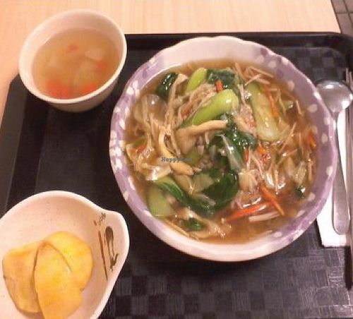 Set meal at JìngXīn 靜心健康素食坊 in Taipei