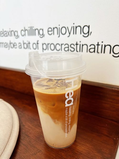 Latte at Hea Tea & Coffee in Aberdeen