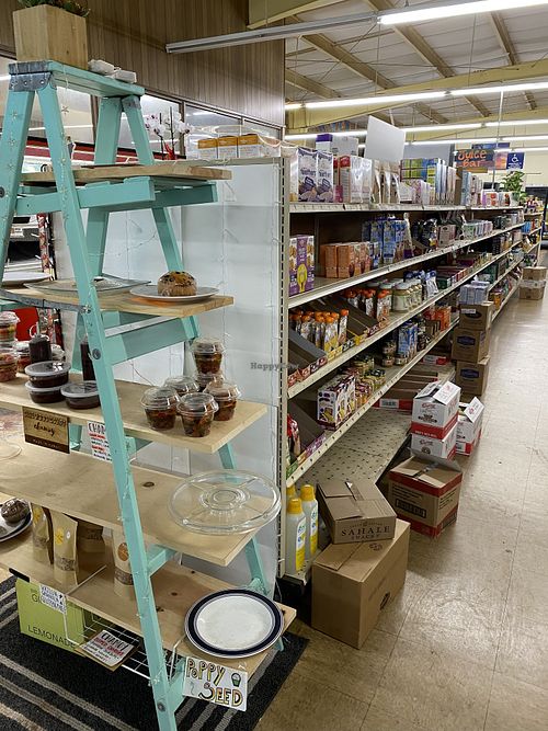 Shelves at Kukuiula Market and Juice Bar in Koloa